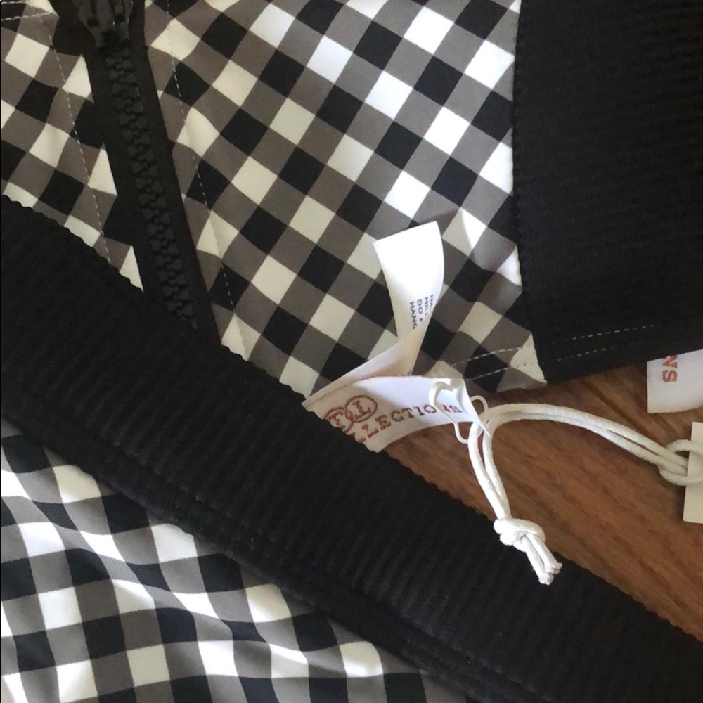 TART Riley zip-detailed paneled gingham bikini - Picture 5 of 5